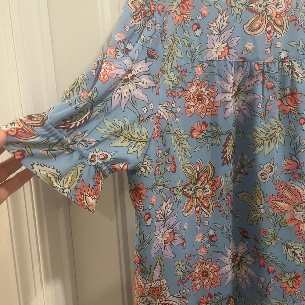 LOFT Relaxed Ruffled Blouse - Picture 7 of 7